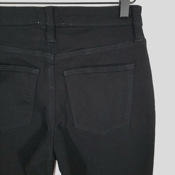 Universal Thread High Rise Skinny Jeans Size 2 / 26R Dark Black Stretch Denim - Picture 5 of 14